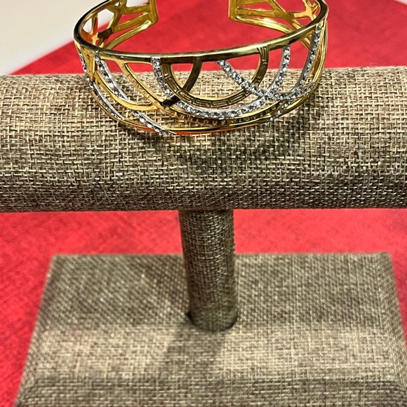 SIMONE I SMITH LOVED VINTAGE AUTHENTIC 18K GOLD OVER STERLING SILVER BRACELET - Picture 10 of 15